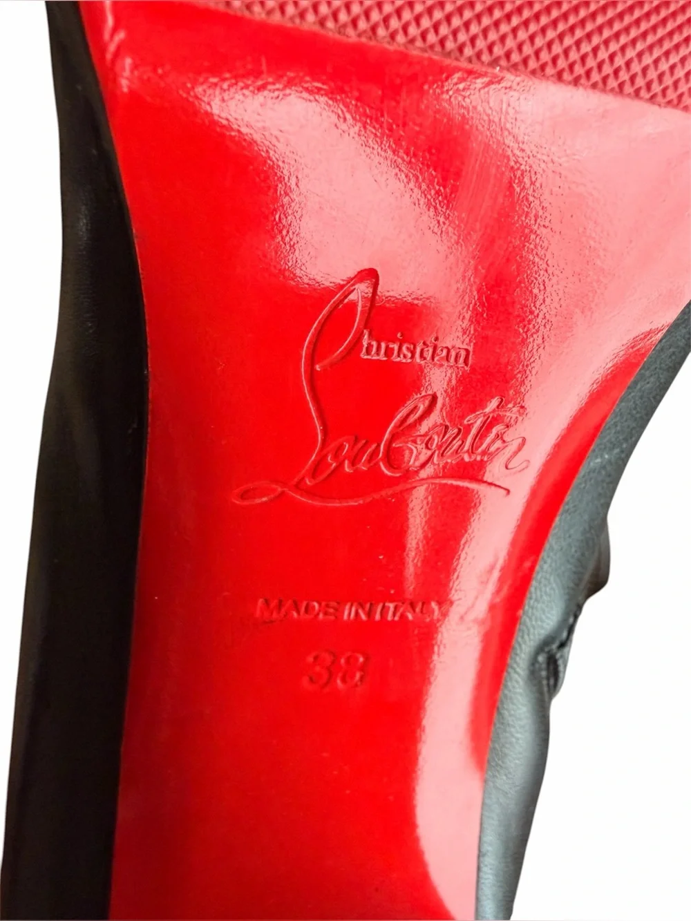 Christian Louboutin Verusch Over the knee leather boots RETAIL 2,995